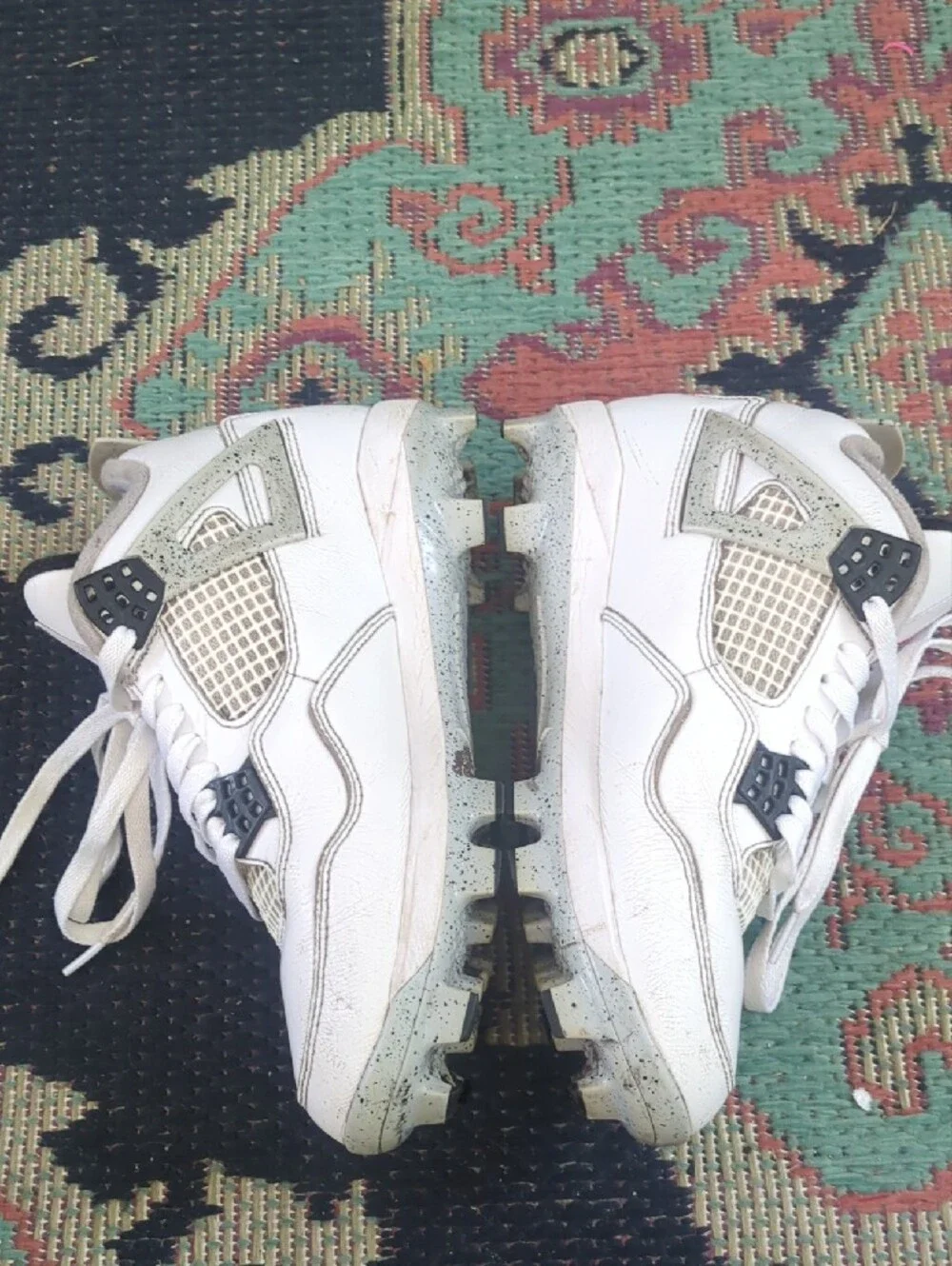 Jordan 4 Cement Football Cleats
